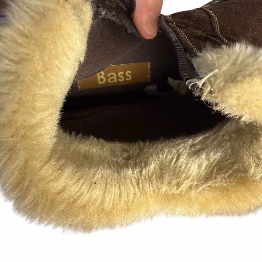 Bass Nadia Suede Leather Bootie